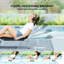 Chaise longue pliante pour l'extérieur
