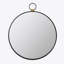 Miroir rond en fer
