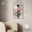 Décoration murale glamour «Lost in Quiet Reflection» par Art Remedy, cadre blond, 17 x 25-1208175908-1208175910