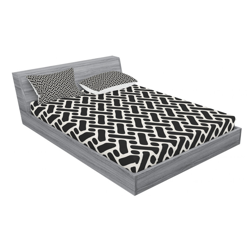 Microfiber Sheet Set, Queen Sheet Set with Fitted Sheet