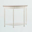Console en bois massif à finition semi-ovale Scotty H 31,5 po x l 41,5 po x P 16 po Scotty