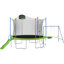 Abrahams Round Backyard Trampoline with Safety Enclosure