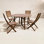 Kinsler Eucalyptus Patio Dining Set
