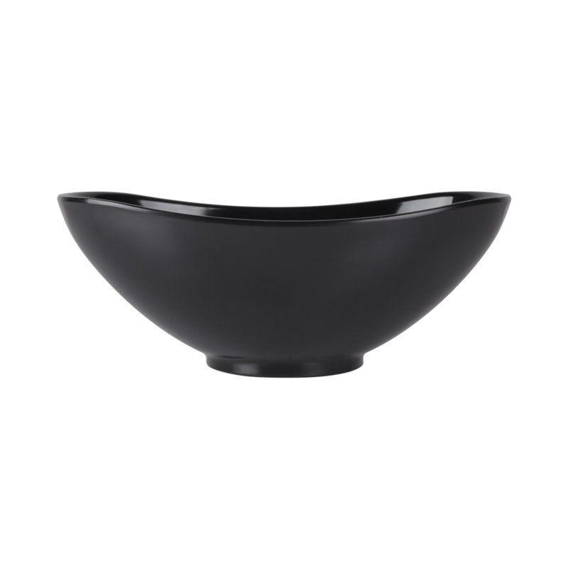 Bol de service en mélamine biologique 104 fl oz., Noir