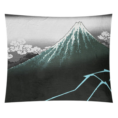 Tapisserie murale « Lightning Under the Summit »