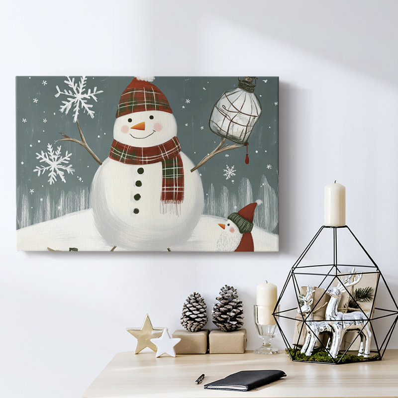 Christmas Holiday Arts - Toile tendue avec châssis, H 12 po x l 18 po