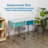 ECR4Kids Stackable Square Bins with Non-Snap Lids, Multipurpose Organization, 4-Pack-100032965