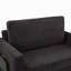Canapé-lit simple 47,2 po avec canapé-lit, matelas pliable, table d'appoint pliable, pochette de rangement latérale et deux ports USB pour le salon