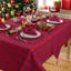Christmas Rectangular Tablecloth Scottish Tartan - 90in