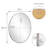 Adrihanna Round Wall Mirror With Frame,-792786761-765107636