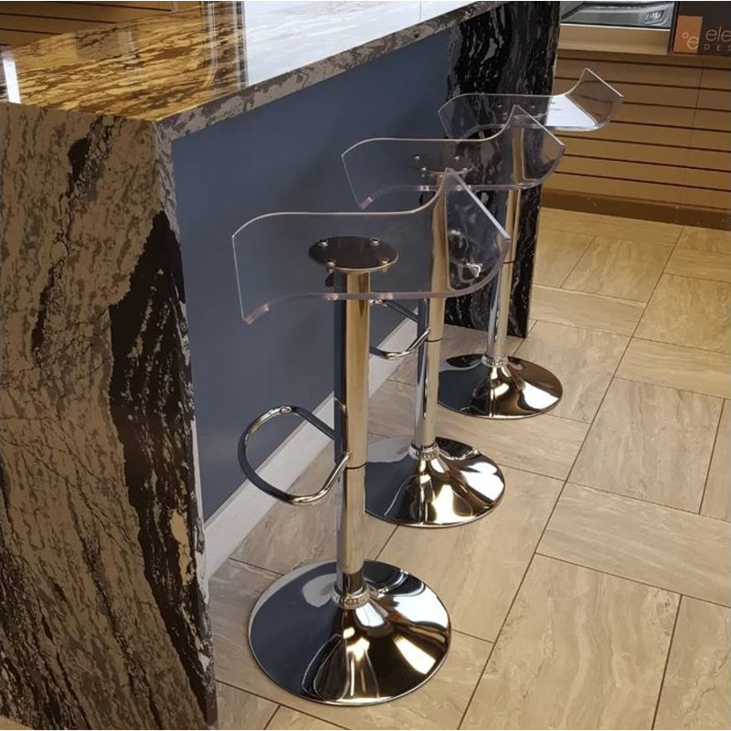 Tabouret de bar rotatif à hauteur ajustable Hogans