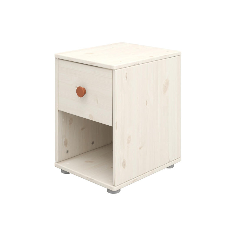 3 - Drawer Dresser, Beige/Orange