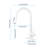 Stainless Steel Kitchen Faucet In White, Pull Out Spray For Convenient And Efficient Kitchen, 360 Rotatable Nozzle, Two Water Output Modes, Simple Single Handle Operation Easy Operations,