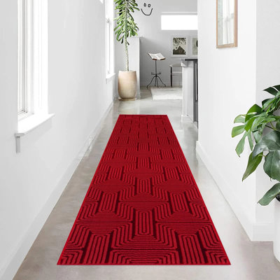 New Stylish Geometric Area Rug Abstract Textured Carpet For Living Room Bedroom Special Size Long Hallway Floor Mats Small Door Mats