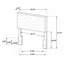 Upholstered Twin Panel Headboard Blush-1611455734-1611455732