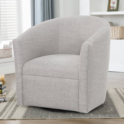 Fauteuil demi-tonneau pivotant