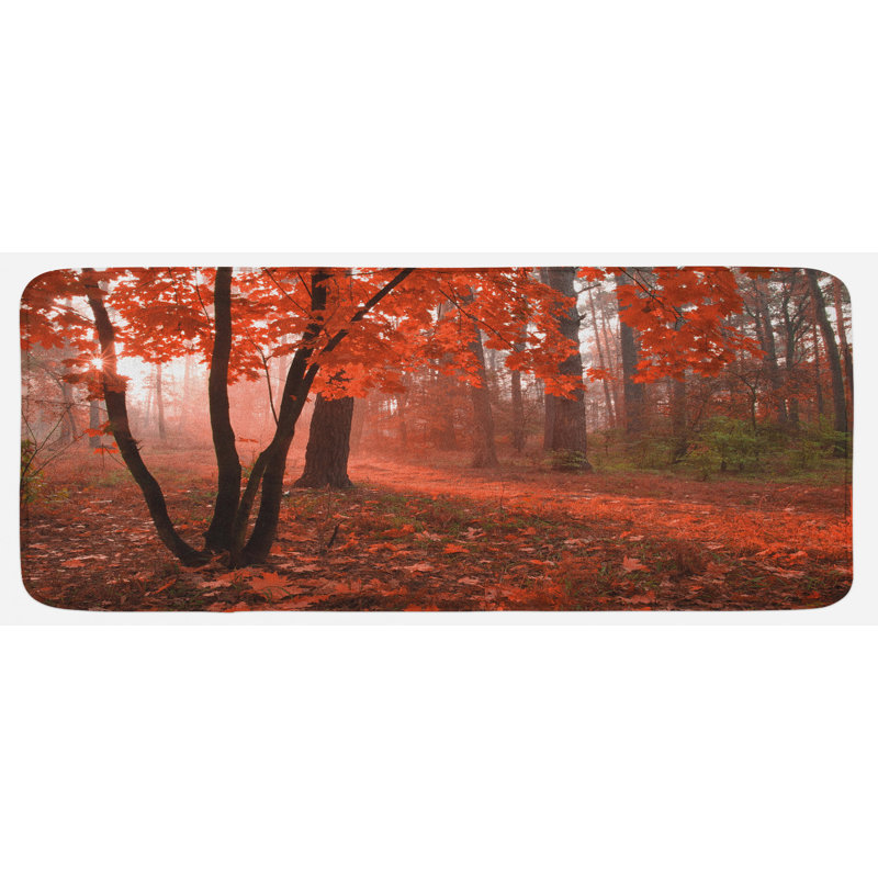 Tapis de cuisine automne