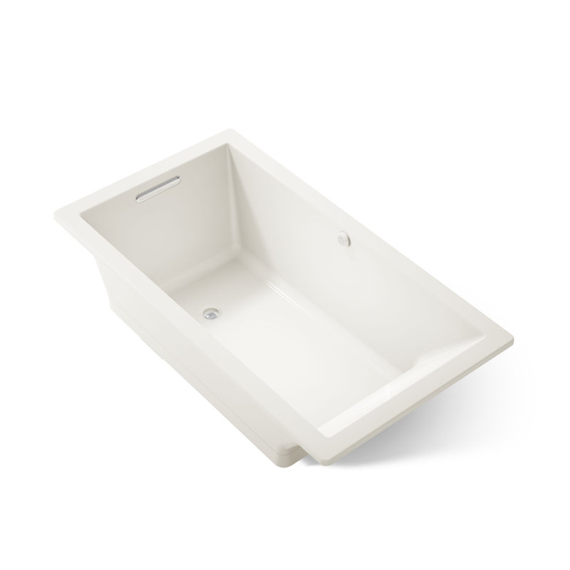 Baignoire tourbillon encastrée rectangulaire en acrylique 66 po x 36 po avec chaufferette, It
