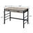 Light Weathered Oak & Black Writing Desk With Usb Ports-1756583282