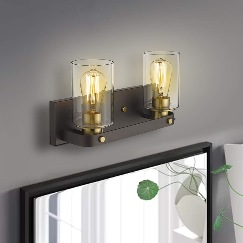 Éclairage pour meuble-lavabo à 2 lumières à intensité variable Maishah