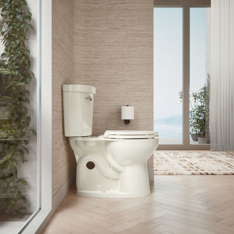 Border Readylatch Quiet-Close Toilet Seat, Round, Biscuit