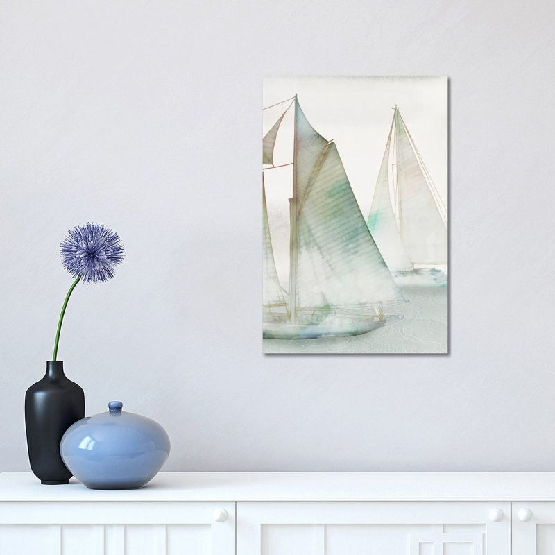 Glide III 1 Piece Wrapped Canvas Painting, 30.48 cm H x 45.72 cm W