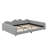 Upholstered Daybed With Cloud-Shaped Backrest-339429932