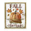 «Fall Harvest», art mural sur toile de citrouille et de maïs par Creatif Belle