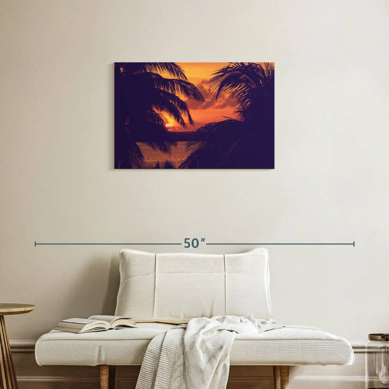 Gillard Palms Sunset, H 20 po x l 30 po