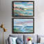 Vue pastorale - Ensemble de 2 peintures sur toile encadrées-716419609-716419611