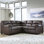 Canapé modulaire 2 pièces Skandar