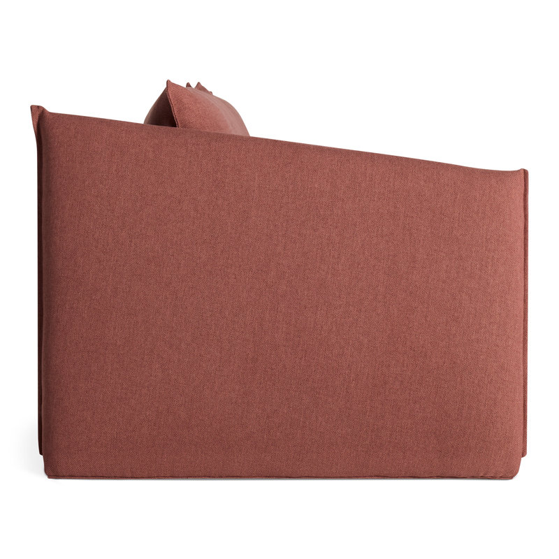 Softmore Sofa, 34" H x 96" W x 40" D, Maharam Mode in Carmelized Polyester