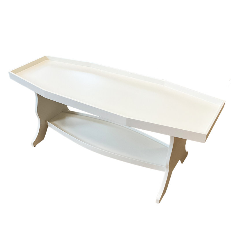 Lozere Single Coffee Table, Bone White