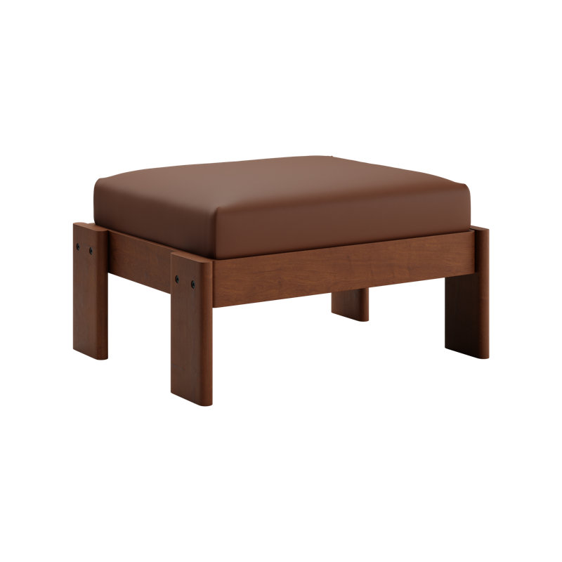 Bacana Ottoman, Terra Cactus Leather