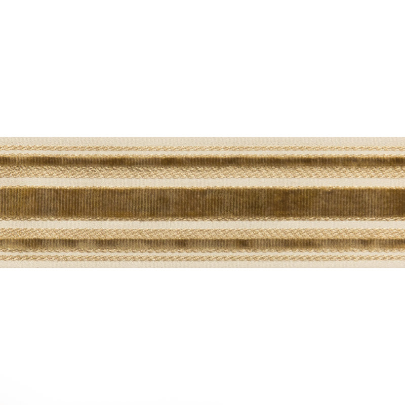 Treillis Passementerie Canton Cotton Blend Trim, Gold
