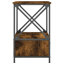 Ardi 50cm W Iron Bedside Table-412225814