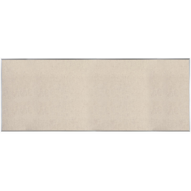 Tableau d'affichage mural en toile de jute, 48 po x 120 po, Beige
