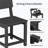 HIKHDPE 6 - Person Patio Dining Set With Rectangular Table All Weather Poly Dining Chairs Outdoor Table -945780970-949161301