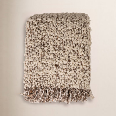 Wool Blend Throw Blanket