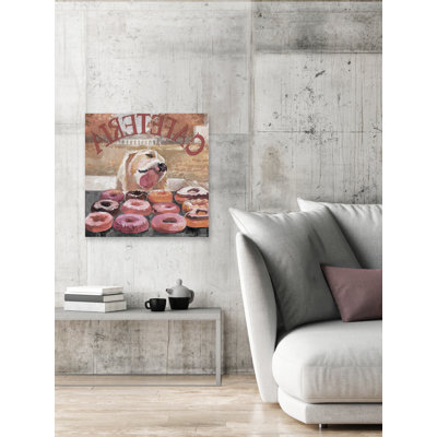 " Apollo Likes Donuts " by Marmont Hill Painting Print