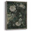 Reproduction florale rétro, impression encadrée CCLIV - bois massif
