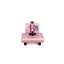 Pink Manual Heat Press Machine with Slide-Out Base - 1400W Professional Aluminium Press