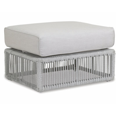Repose-pieds extérieur Miami avec coussins Sunbrella