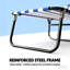 Chaise longue de bronzage pliante pour l'extérieur