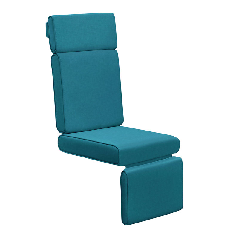 Outdoor Patio Waterproof Lounge Chair Mat, Blue