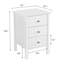 Table d'appoint avec tiroirs Modern