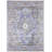 Emanuel Traditional Machine Woven Flatweave Lavender and Ivory Area Rug with Non Skid Backing -977769565