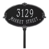 Monte Carlo Personalized Standard 2-Line Lawn Address Sign