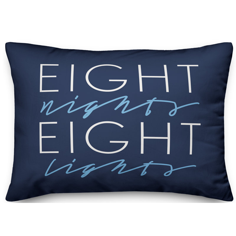 Housse de coussin lombaire Eight Nights Eight Lights