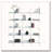 5 Tier Bookcase Home Office Open Bookshelf-875015437